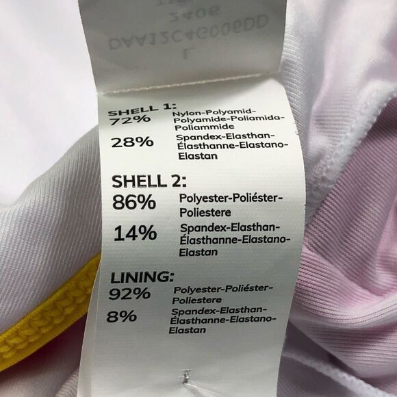 Cupshe Pink Blue Color Block Bikini Set - Picture 6 of 10